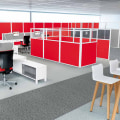 What is a partitioned office layout?