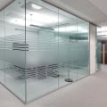 What is the glass partition called?