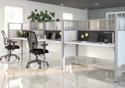 What are the advantages of low partition office layout?